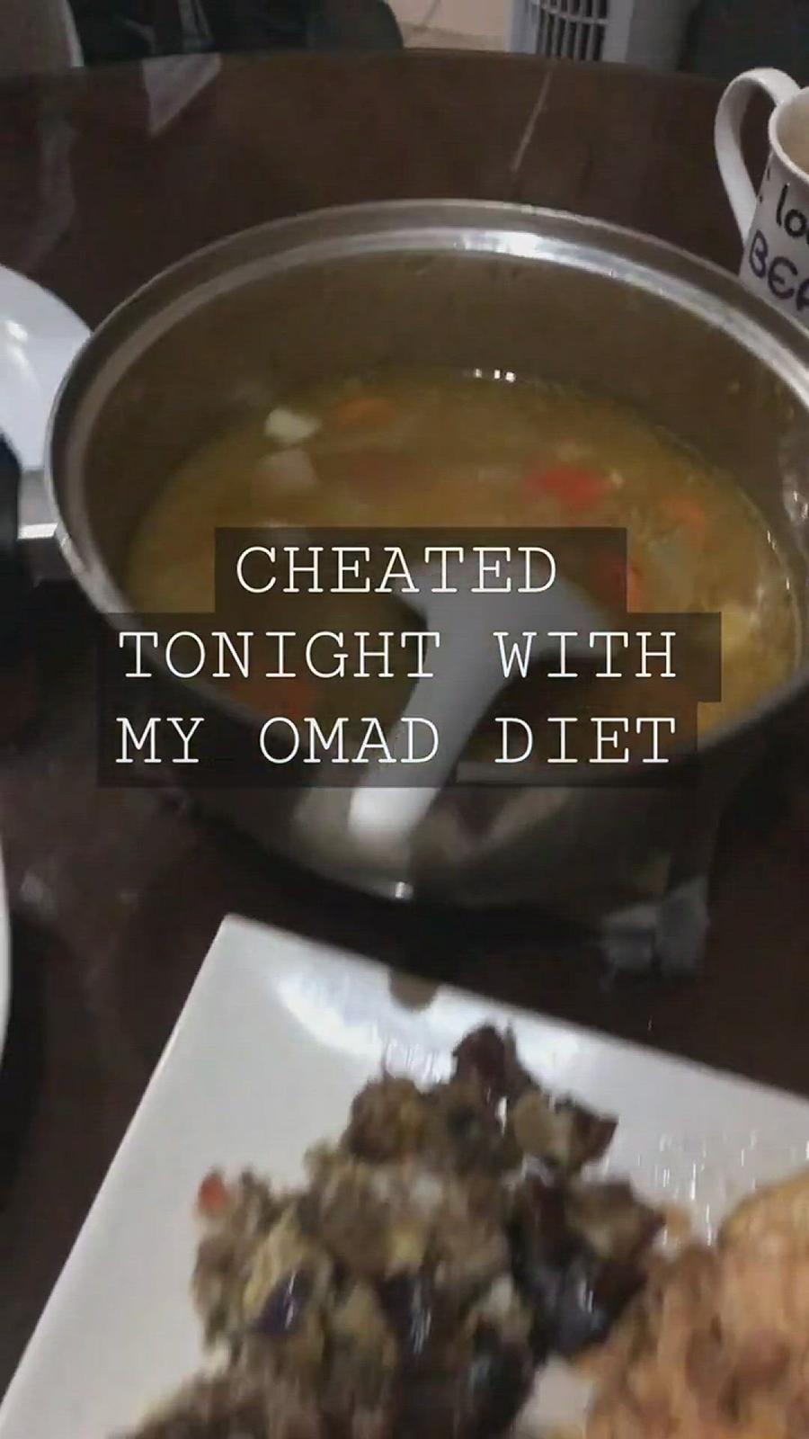 'Video thumbnail for I cheated tonight with my OMAD Diet 😅'