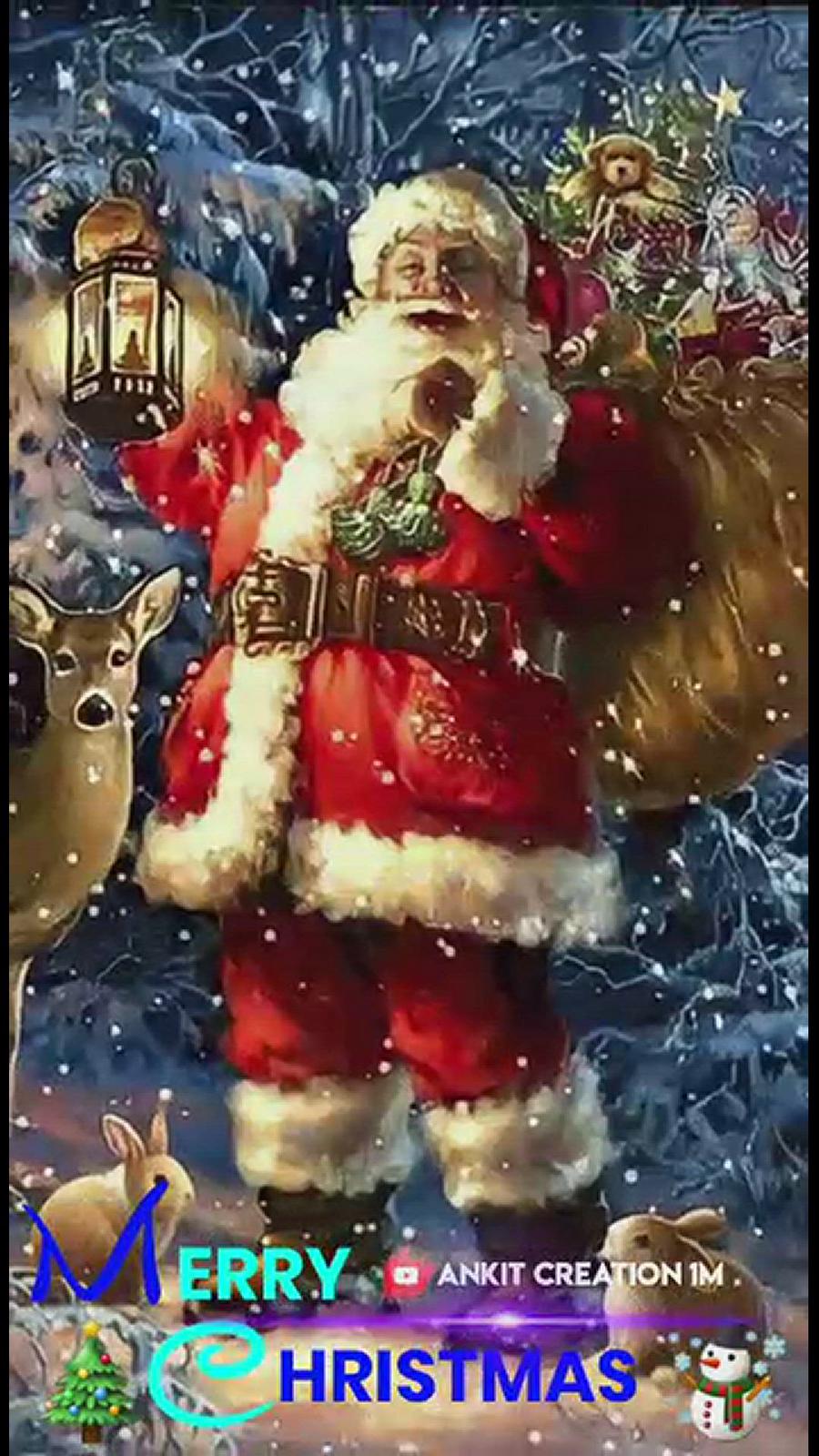 'Video thumbnail for Merry Christmas Santa 🎅 Status Video'